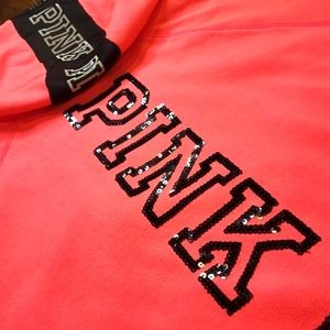 VICTORIA'S SECRET PINK BLING 2015 FASHION SHOW LIMITED EDITION FLEECE JACKET NWT